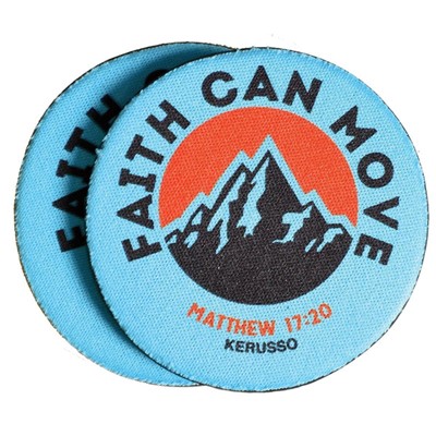 Faith Can Move Auto Coaster (2-pack) (General Merchandise)