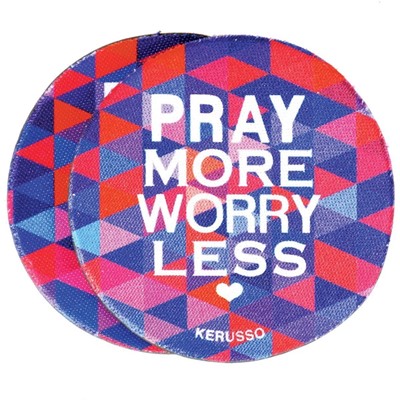 Pray More Auto Coaster (2-pack) (General Merchandise)