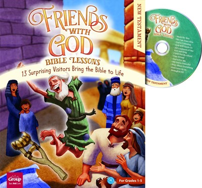 Friends With God Bible Lessons: New Testament (Paperback/CD Rom)