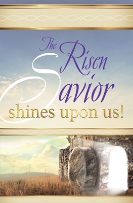 Risen Saviour Easter Sunrise Bulletin (Pkg of 50) (Bulletin)