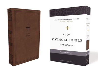 NRSV Catholic Bible, Brown, Comfort Print (Imitation Leather)