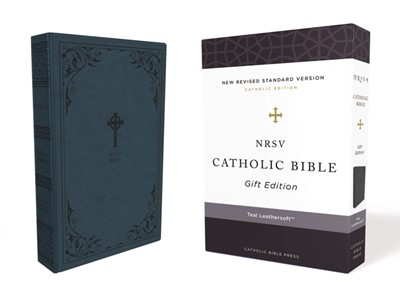 NRSV Catholic Bible, Teal, Comfort Print (Imitation Leather)
