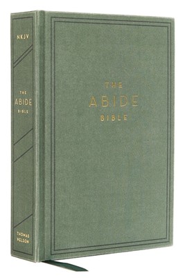 NKJV Abide Bible, Green, Red Letter, Comfort Print (Cloth-Bound)