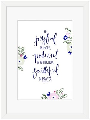 Be Joyful Framed Print (6x4) (General Merchandise)
