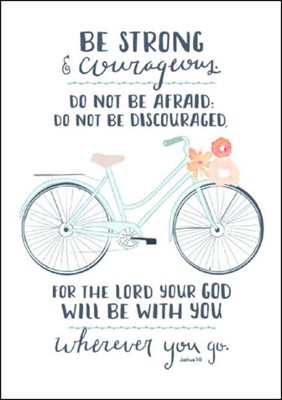 Be Strong (bicycle) A4 Print (General Merchandise)