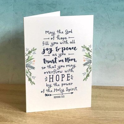 May The God Of Hope A6 Greeting Card (Cards)