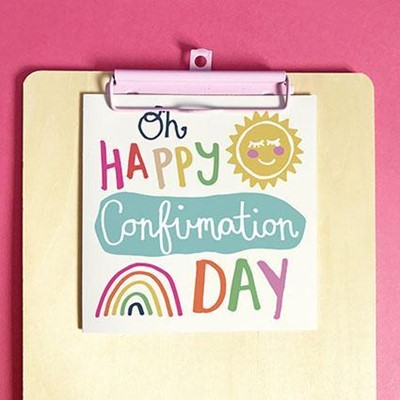 Oh Happy Confirmation Day Greeting Card & Envelope (Cards)