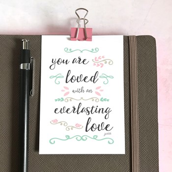 You Are Loved Mini Card (Cards)
