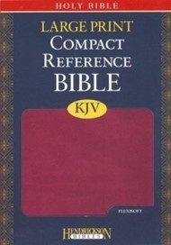 KJV Large Print Compact Reference Bible, Berry