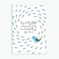O Sing to the Lord Greeting Card