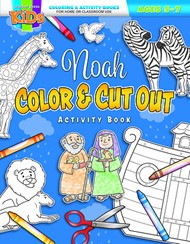 Noah Color and Cut Out Activity Book