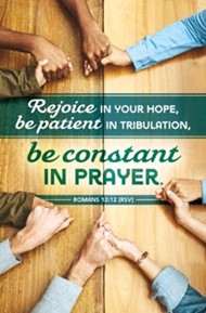 Be Constant in Prayer Bulletin (pack of 100)
