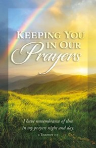 Keeping You in Our Prayers Postcard (pack of 25)