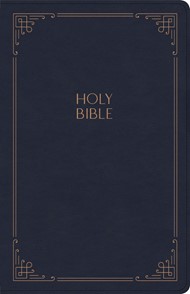 KJV Large Print Personal Size Reference Bible, Navy