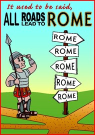 Tracts: All Roads Lead to Rome (Pack of 50)