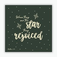 When They Saw the Star (green) Christmas Cards (10 pack)