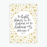 The Light Shines Mini Card
