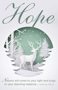 Hope Paper Art Advent Bulletin (Pkg of 50)