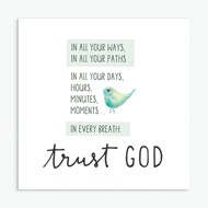 Trust God Greeting Card