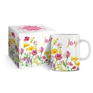 Joy Flowers Mug & Gift Box