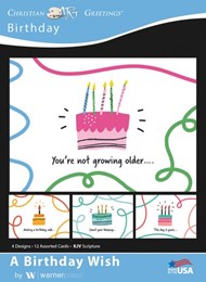 Boxed Greeting Cards - A Birthday Wish