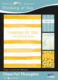 Boxed Greeting Cards - Thinking of You - Cheerful Thoughts