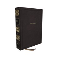 NKJV Reference Bible, Wide Margin, Large Print, Black