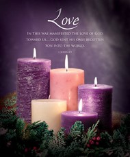 Love Advent Large Bulletin (pack of 100)