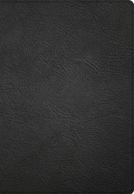NASB Super Giant Print Reference Bible, Black Leather