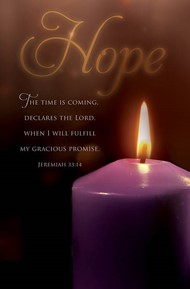 Hope Scripture Advent Bulletin (pack of 100)