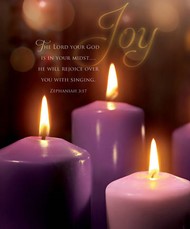 Joy Scripture Advent Large Bulletin (pack of 100)