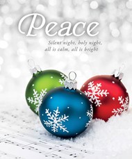 Silent Night Advent Large Bulletin (pack of 100)