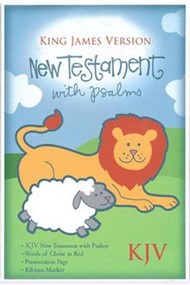 KJV Baby's New Testament, White Imitation Leather