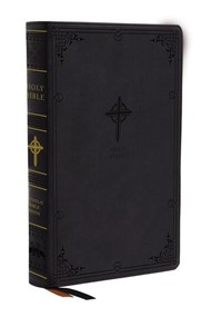 NABRE Catholic Bible, Large Print, Black, Thumb Indexed