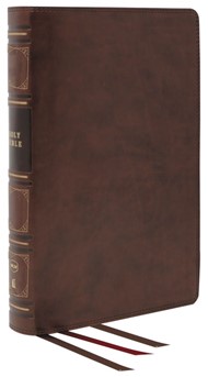 NKJV Reference Bible, Classic Verse-by-Verse, Brown