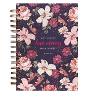 Love Mercy Large Wirebound Journal
