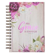 His Grace is Enough Large Wirebound Journal
