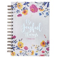Be Joyful Large Wirebound Journal