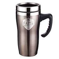Faith Stainless Steel Mug with Handle
