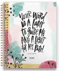 2022 18 Month Planner: Your Word Is A Lamp