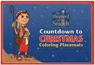 Shepherd On The Search Countdown To Christmas Placemats