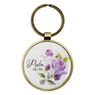 Be Still and Know Keyring in Tin