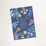 Come to Me (Blooms) - Mini Card