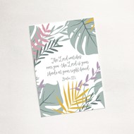The Lord Watches (Jungle Pink) - Mini Card