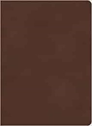 KJV Single-Column Wide-Margin Bible, Brown LeatherTouch