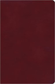 NASB Giant Print Reference Bible, Burgundy LeatherTouch