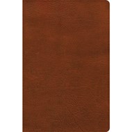 NASB Giant Print Reference Bible, Burnt Sienna LeatherTouch