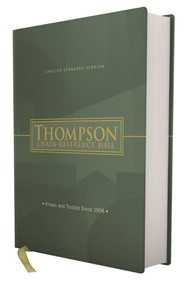 ESV Thompson Chain-Reference Bible, Red Letter