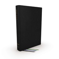 NET Thinline Bible, Large Print, Black Leather, Indexed