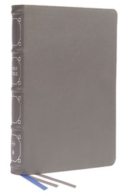 NKJV Reference Bible, Classic Verse-by-Verse, Gray